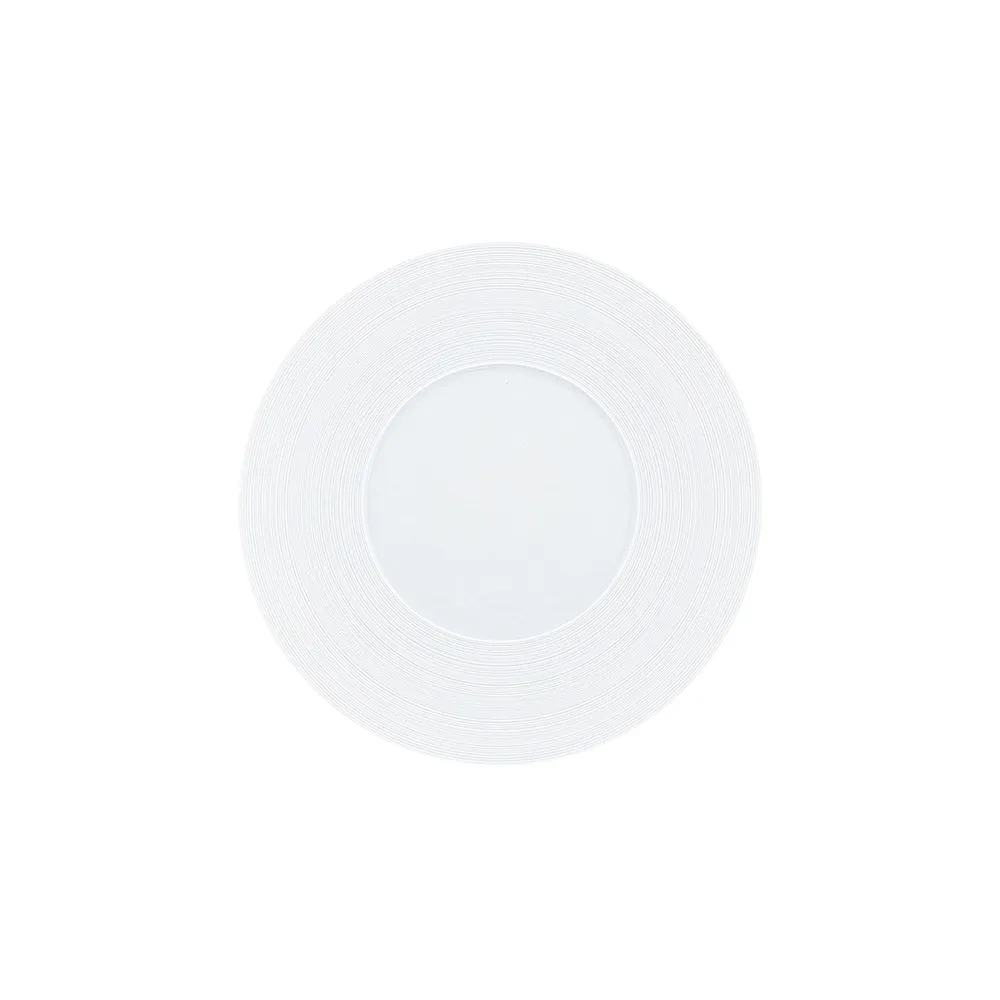 Satin White Hemisphere Dessert Plate