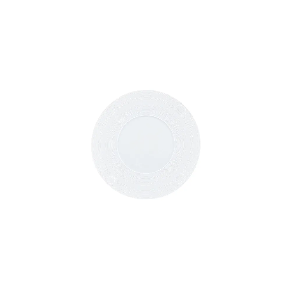 Satin White Hemisphere Bread Plate