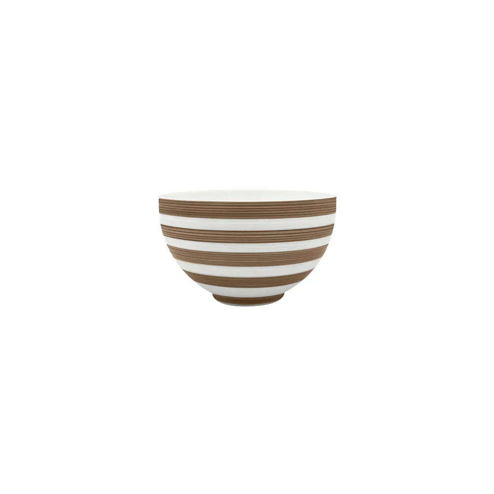 Striped Hemisphere Rice Bowl