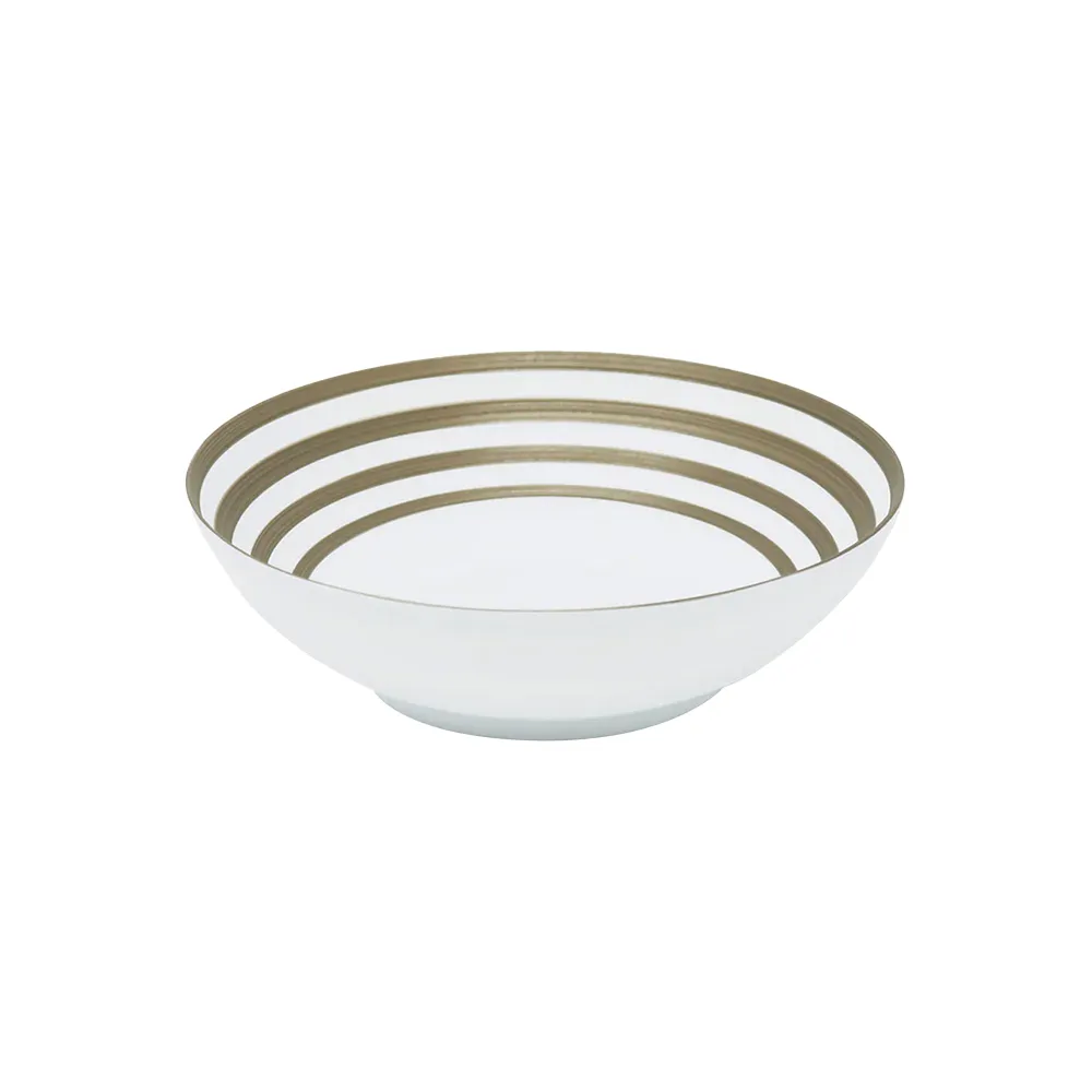 GM Striped Hemisphere Salad Bowl
