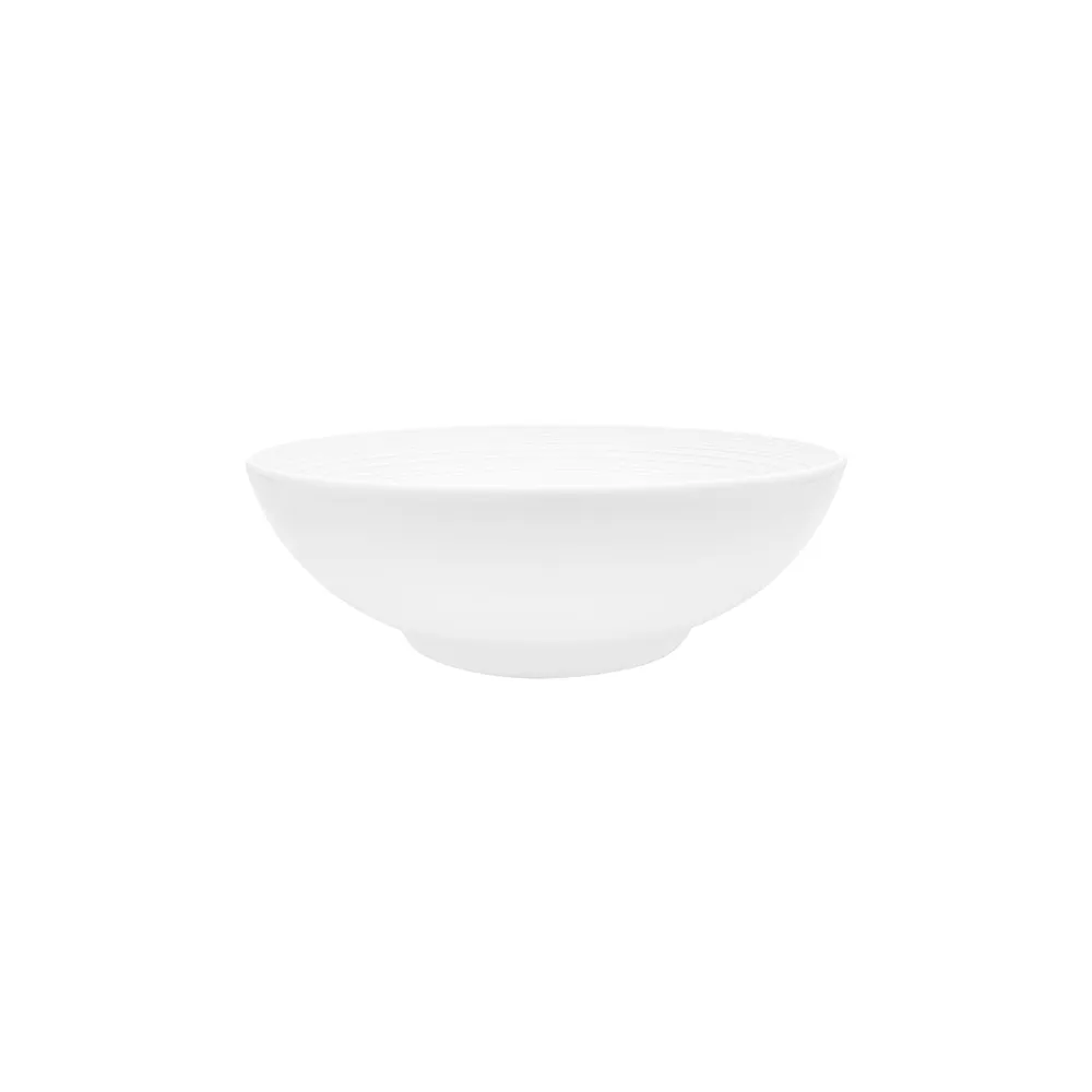 Small Hemisphere Salad Bowl, Satin White
