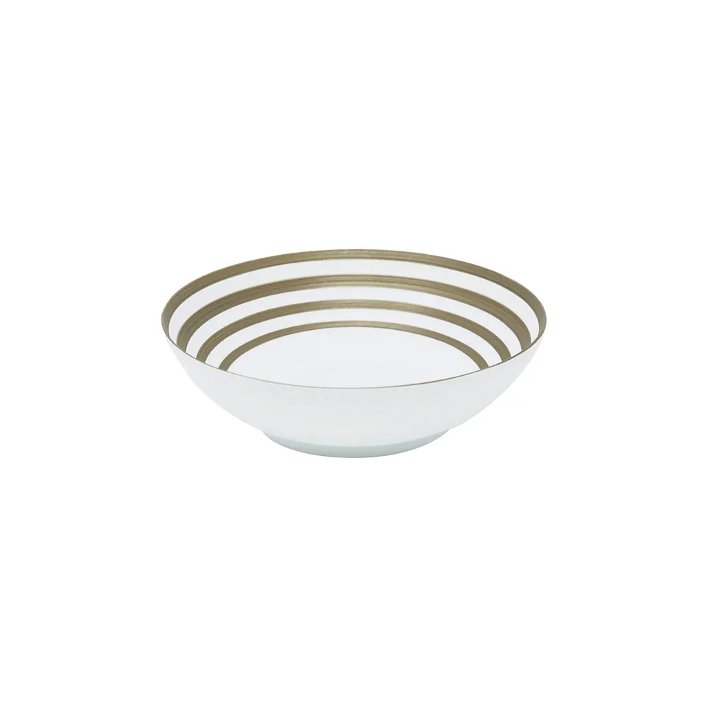 Small Striped Hemisphere Salad Bowl