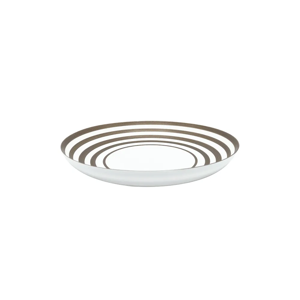 MM Hemisphere Striped Pasta Plate